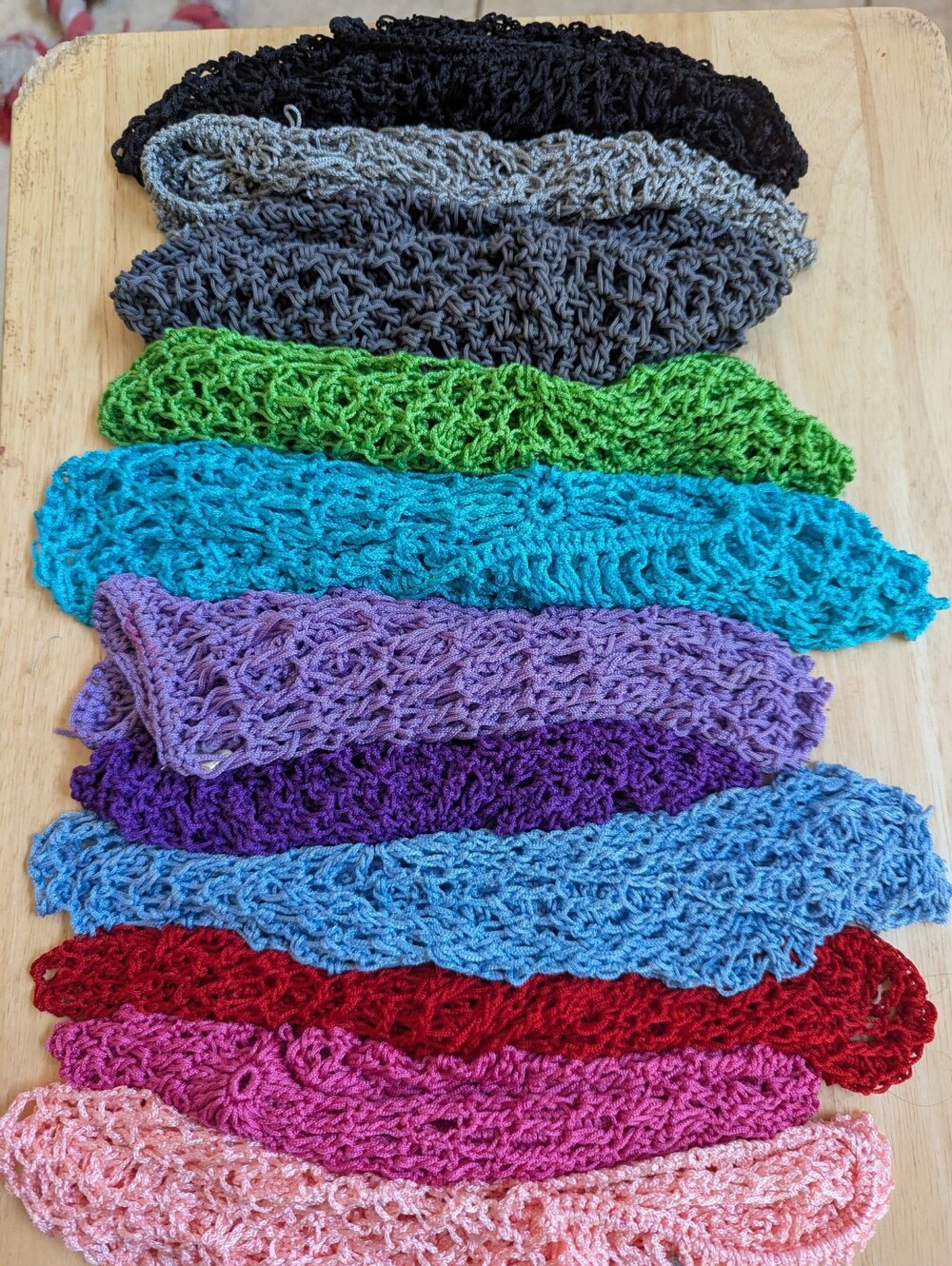 11 Snoods Multi Colored
